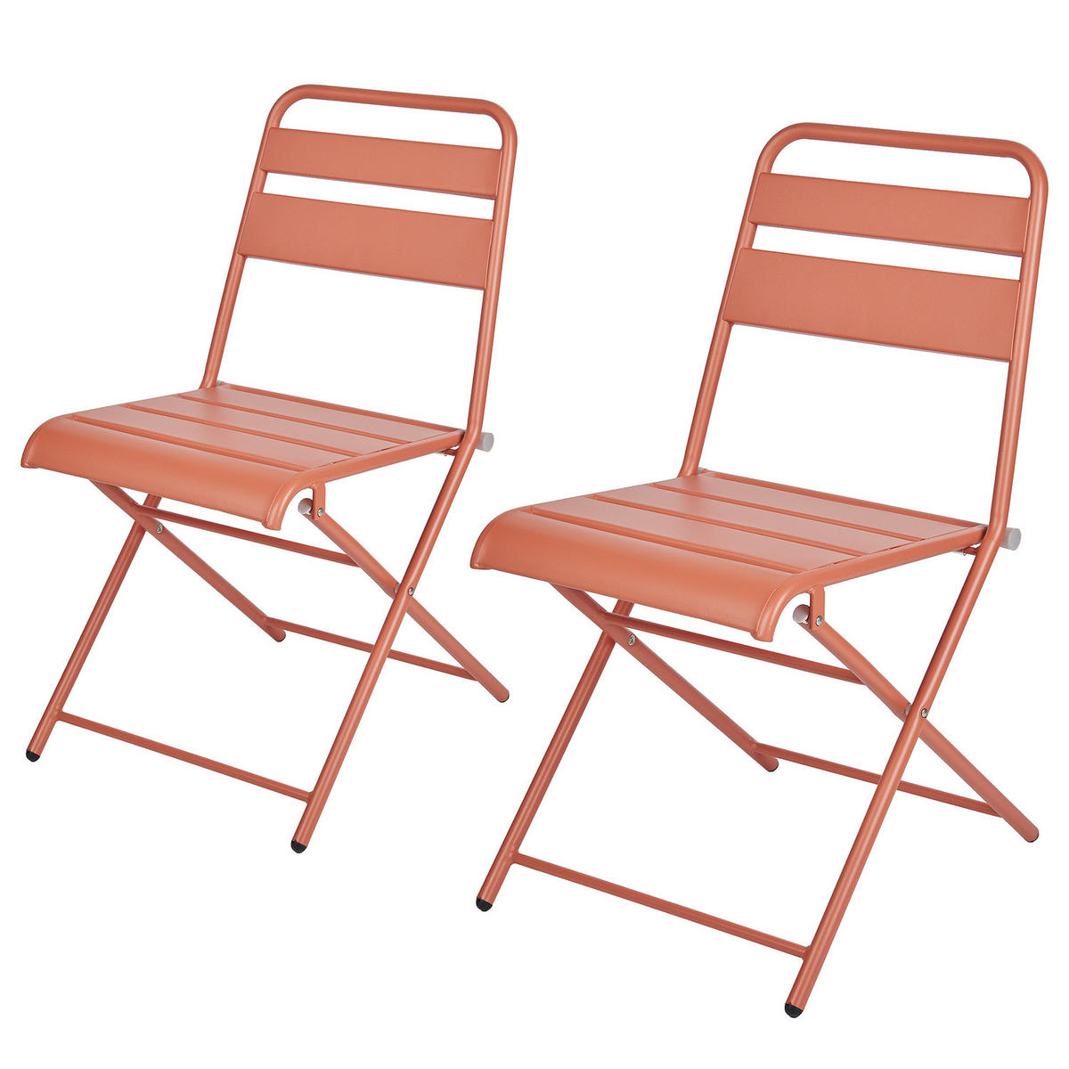 KLAPPSTUHL (2er-Set) Urban One - Orange, Metall (45/80/54cm) - Butlers