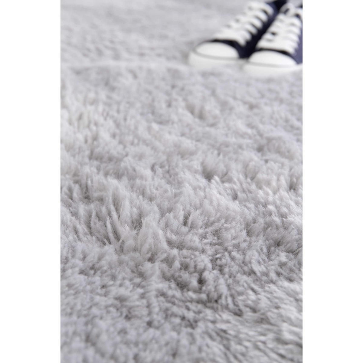 TEPPICH Billy perlweiß 200 x 290 x 5 cm - Hellgrau, Textil (200/290cm) - Vivaraise
