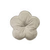 KISSEN-BLUME Samt&Sonders taupe 50 cm Ø - Taupe, Textil (50cm) - beties Heimtextil