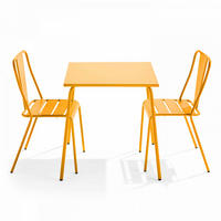 GARTENSET 3-tlg., Gelb - Gelb, Metall - Oviala