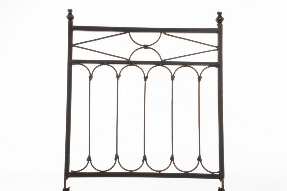 GARTENSTUHL Asiri bronze - Braun, Metall (40/39/95cm) - TPFGarden