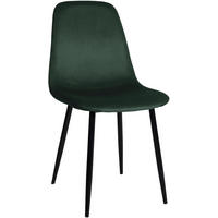 ESSZIMMERSTUHL MOVI Grün Samt Metall 88x44x51 cm - Grün, Metall (44/88/51cm) - DELUKE