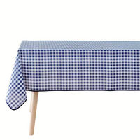TISCHDECKE Vichy kariert 150/200 cm - Blau, Textil (150cm) - Douceur d´intérieur