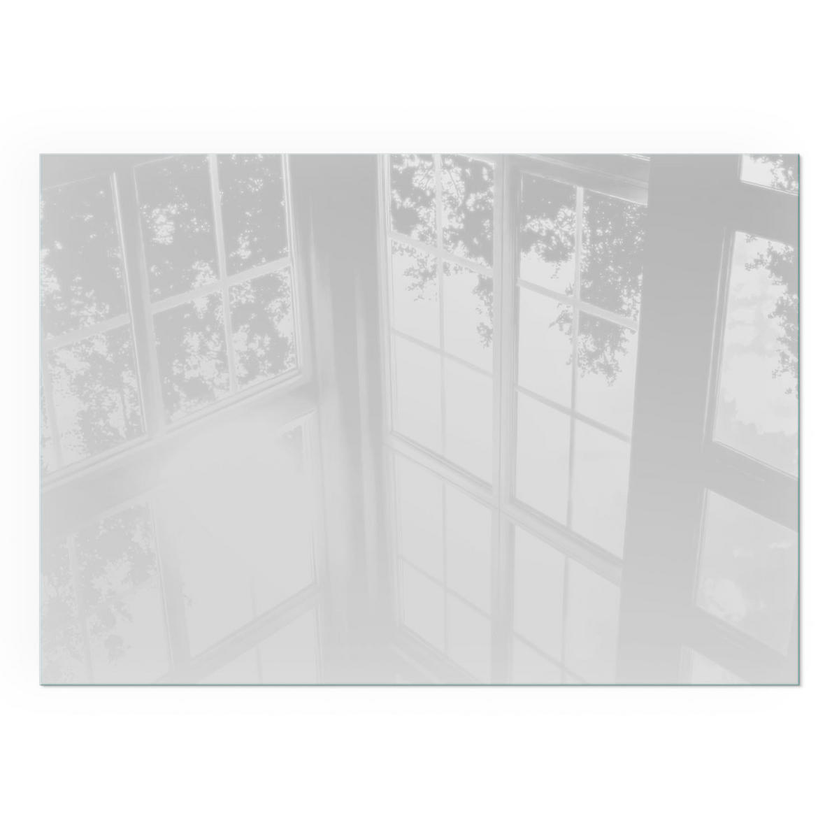 GLASPLATTE für Kamin 100x70 cm - Grau, Glas (100/70/0.4cm) - TULUP