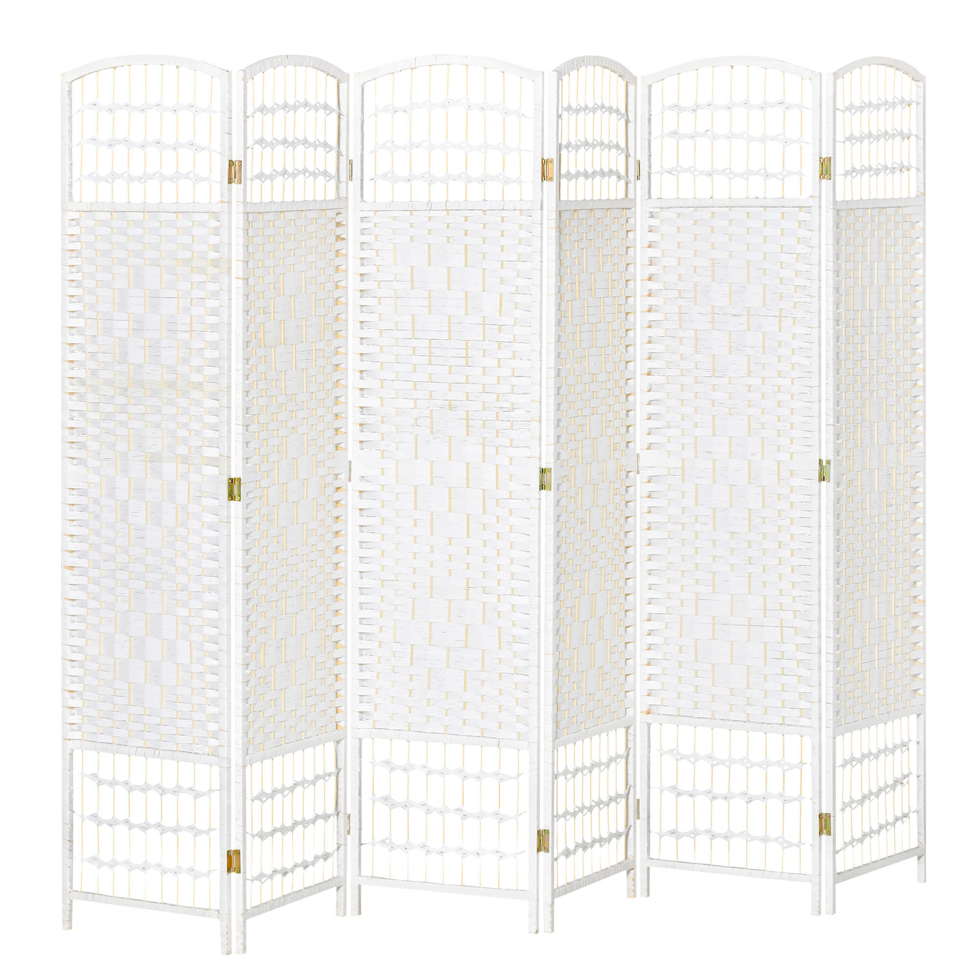 ComfortXL Paravent Weiß 242x170x1.7 cm