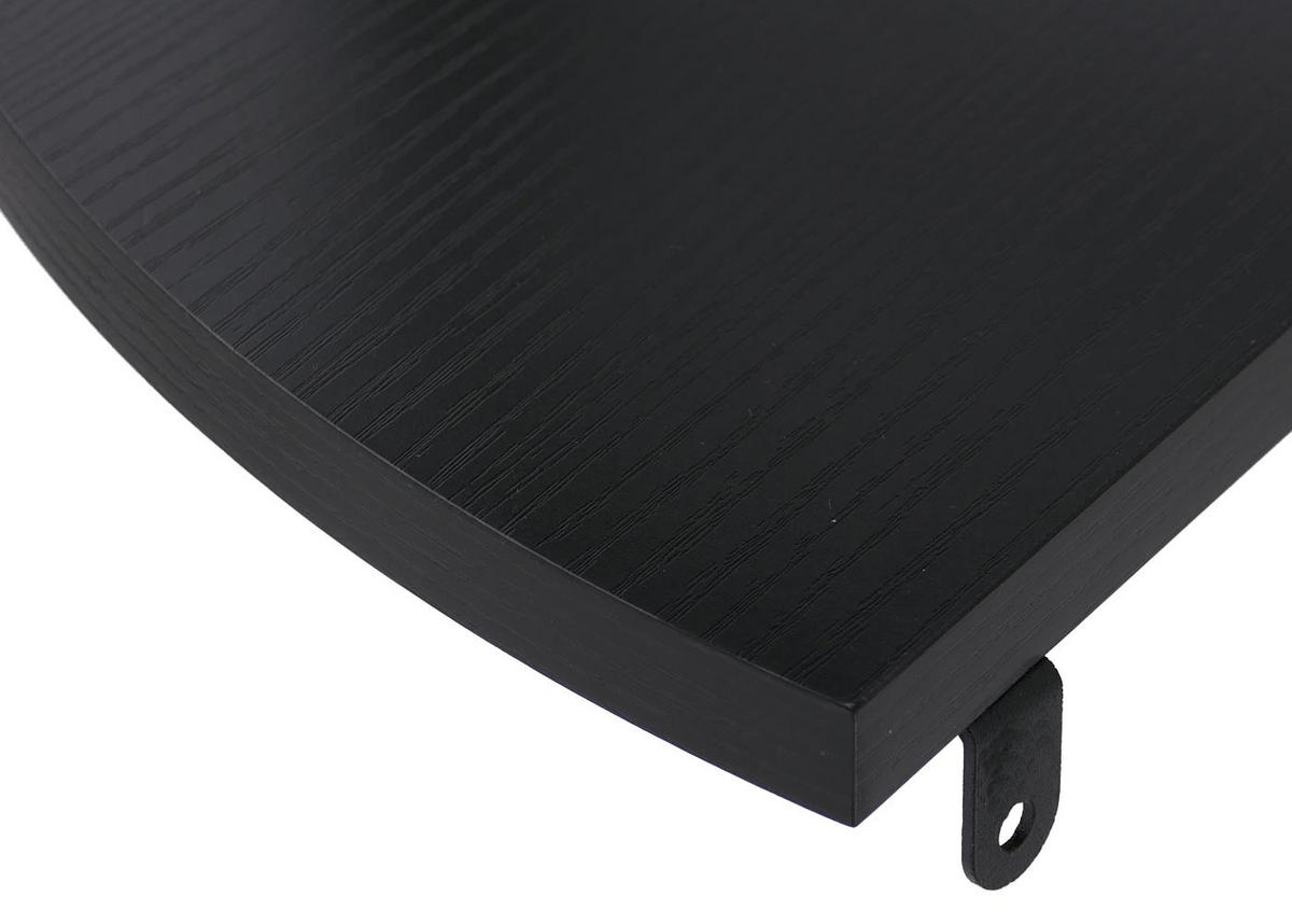 ECKREGAL Schwarz - Schwarz, Metall (30/128/30cm) - MCW