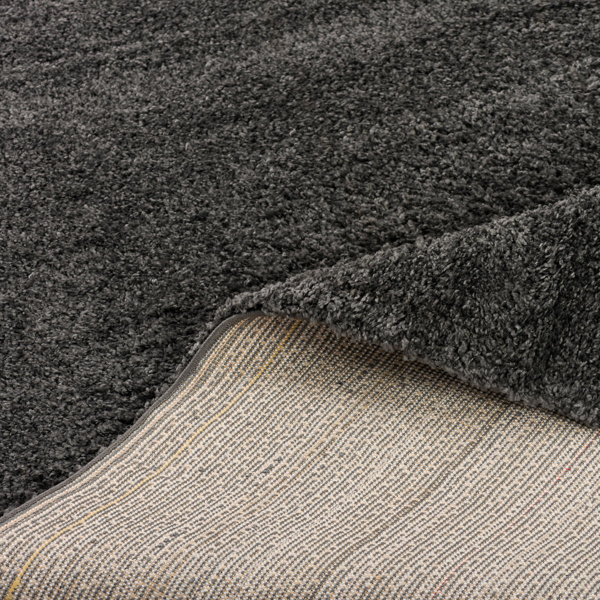 HOCHFLOR LANGFLOR TEPPICH ALOHA - Anthrazit, Textil (60/110cm) - Pergamon