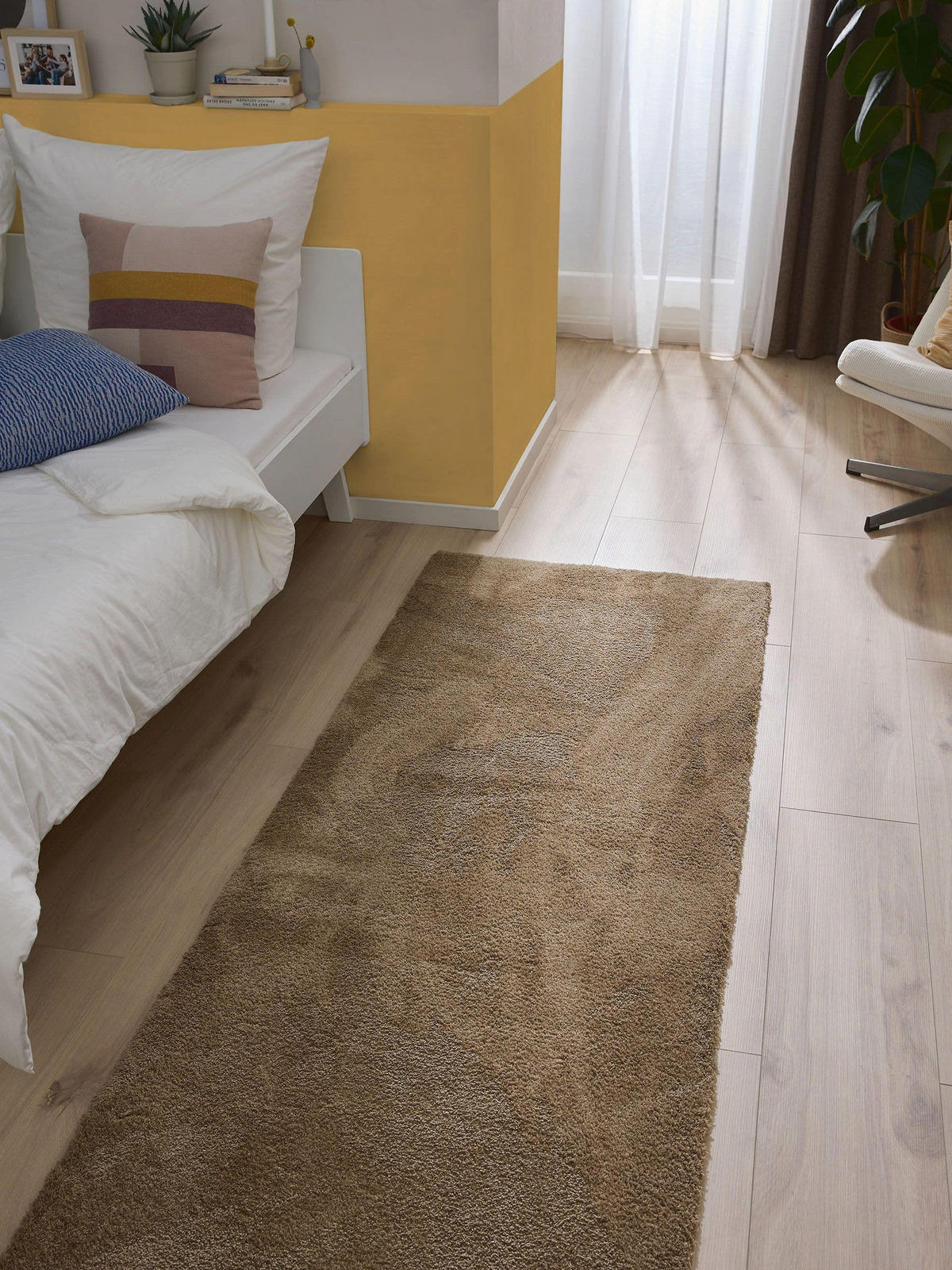 LÄUFER Soda Beige 80x240 cm - Beige, Textil (80/240cm) - benuta Nest