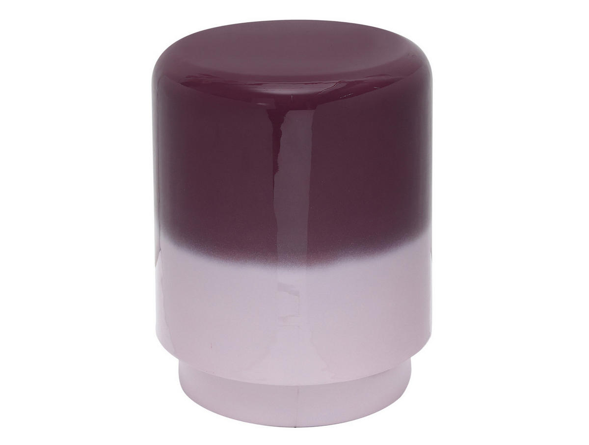 HOCKER Borrar Lila Ø35/45 cm - Lila, Metall (35/45/35cm) - Leitmotiv