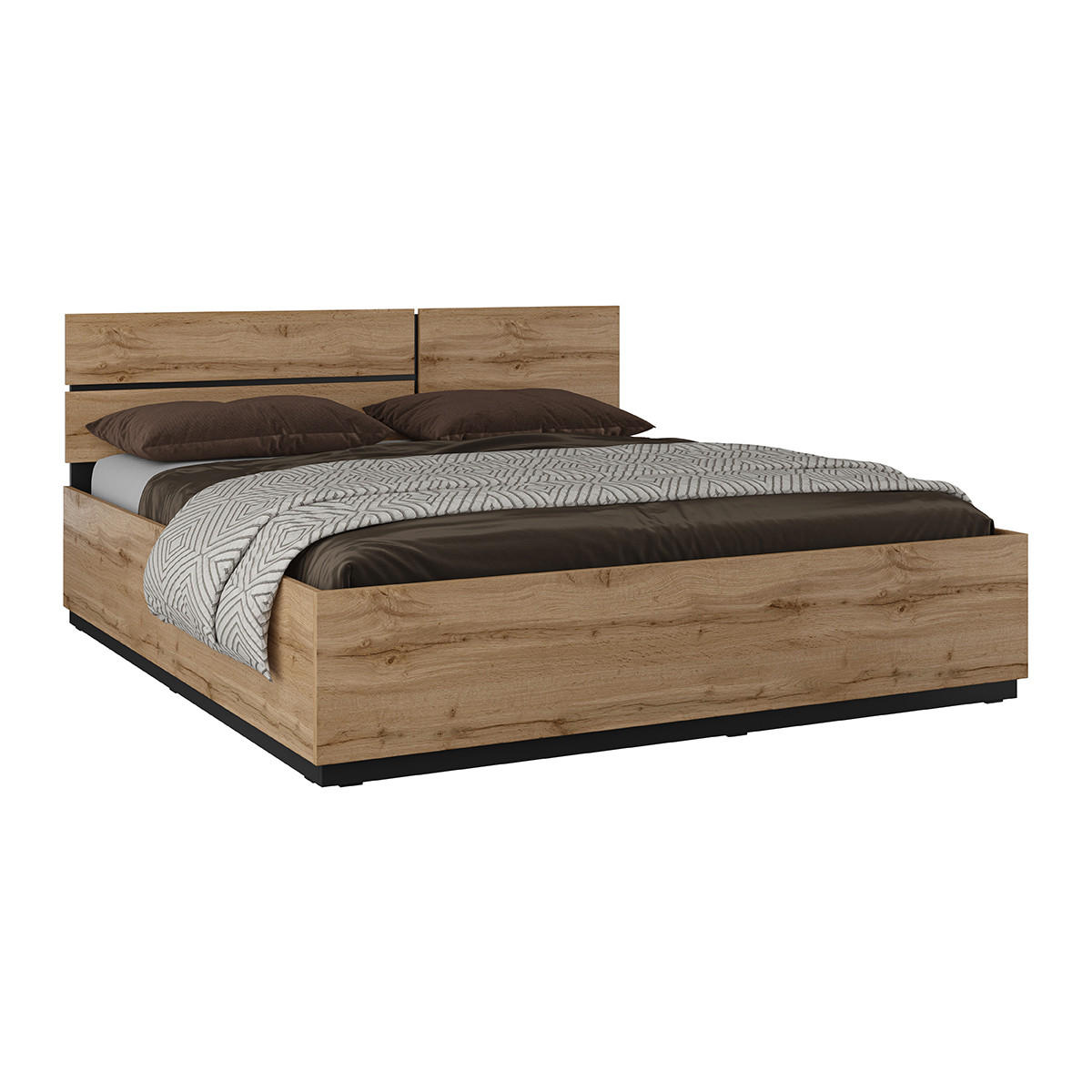 BOXSPRING POSTEL 180/200 Lilia Dřevo - hnědá, kompozitní dřevo (180/200cm) - Petits-meubles
