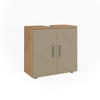 WASCHBECKENUNTERSCHRANK Irma Goldkraft Eiche 60 x 59 cm - Honigeiche/Beige, Holzwerkstoff (60/59/30cm) - Vicco