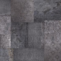 FOTOTAPETE Fliesen 368 x 248 cm - Grau, Papier (368/248cm) - Sanders & Sanders