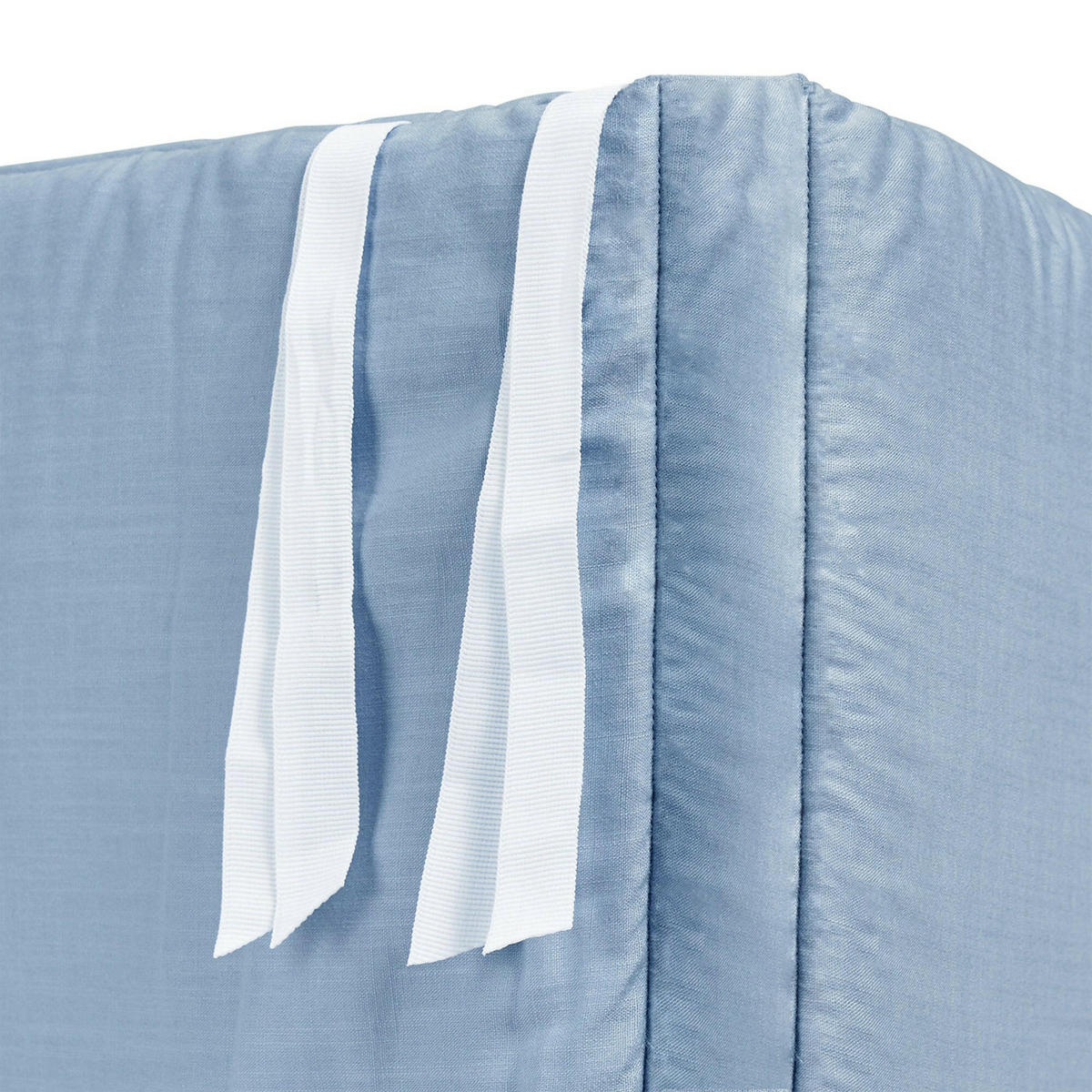 BETTNESTCHEN Blau Grau - Grau, Textil (215/47cm) - nordic coast company