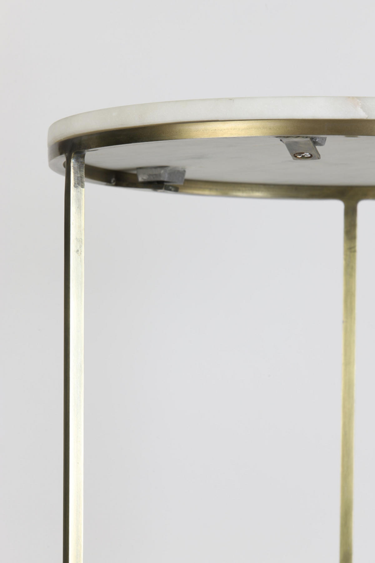 SÄULE Ricardo Weiß Ø41/102 cm - Weiß, Metall (41/41/102cm) - Light & Living