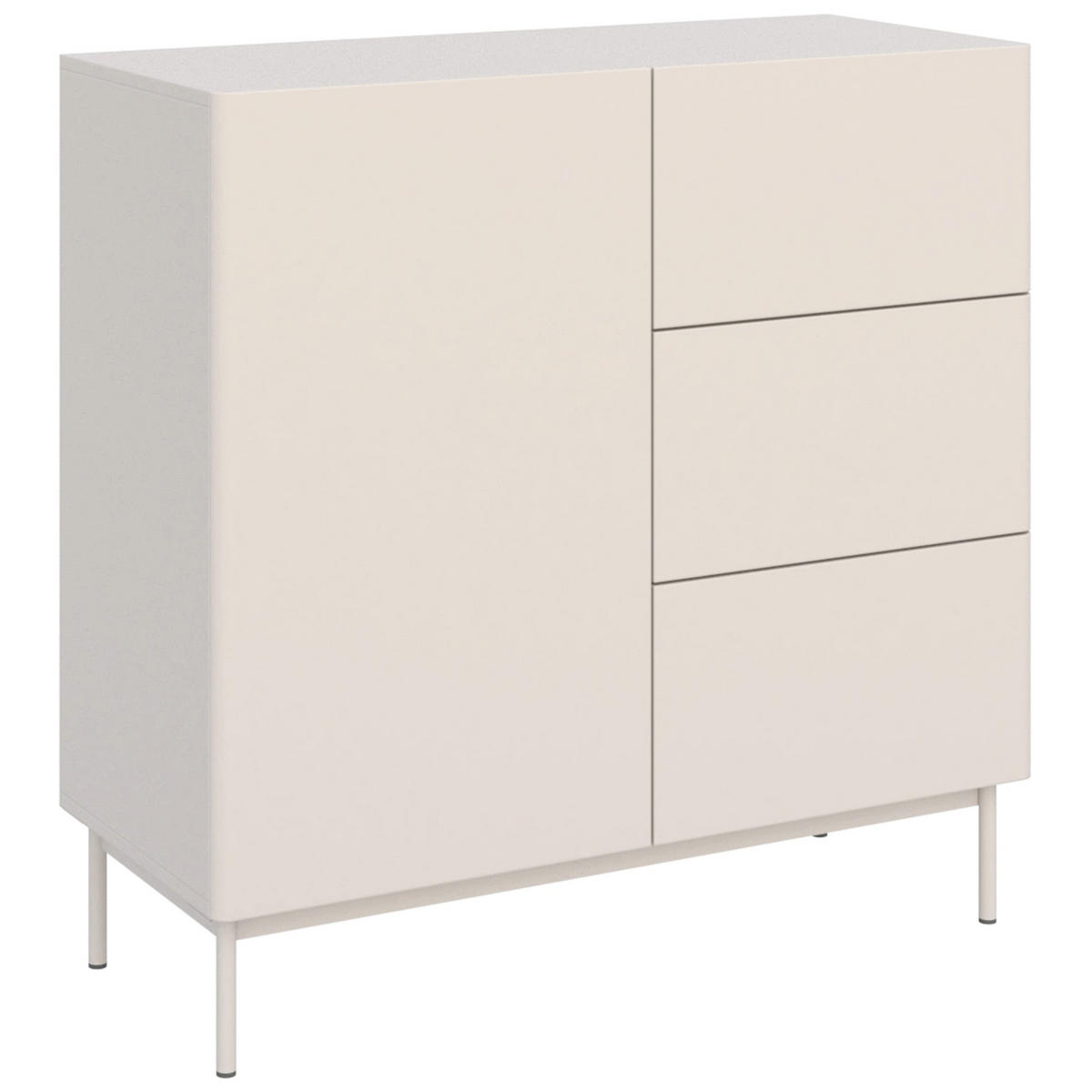 SIDEBOARD Olio KASCHMIR 100 CM - Kaschmir, Holzwerkstoff/Metall (100/90.2/38.6cm) - Selsey