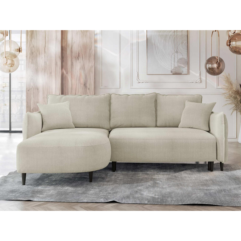 Thumbnail - Mirjan24 Ecksofa, Natur, Textil, 5-Sitzer, L-Form,L-Form, 244x165 cm, Wohnzimmer, Sofas & Couches, Wohnlandschaften, Eck...