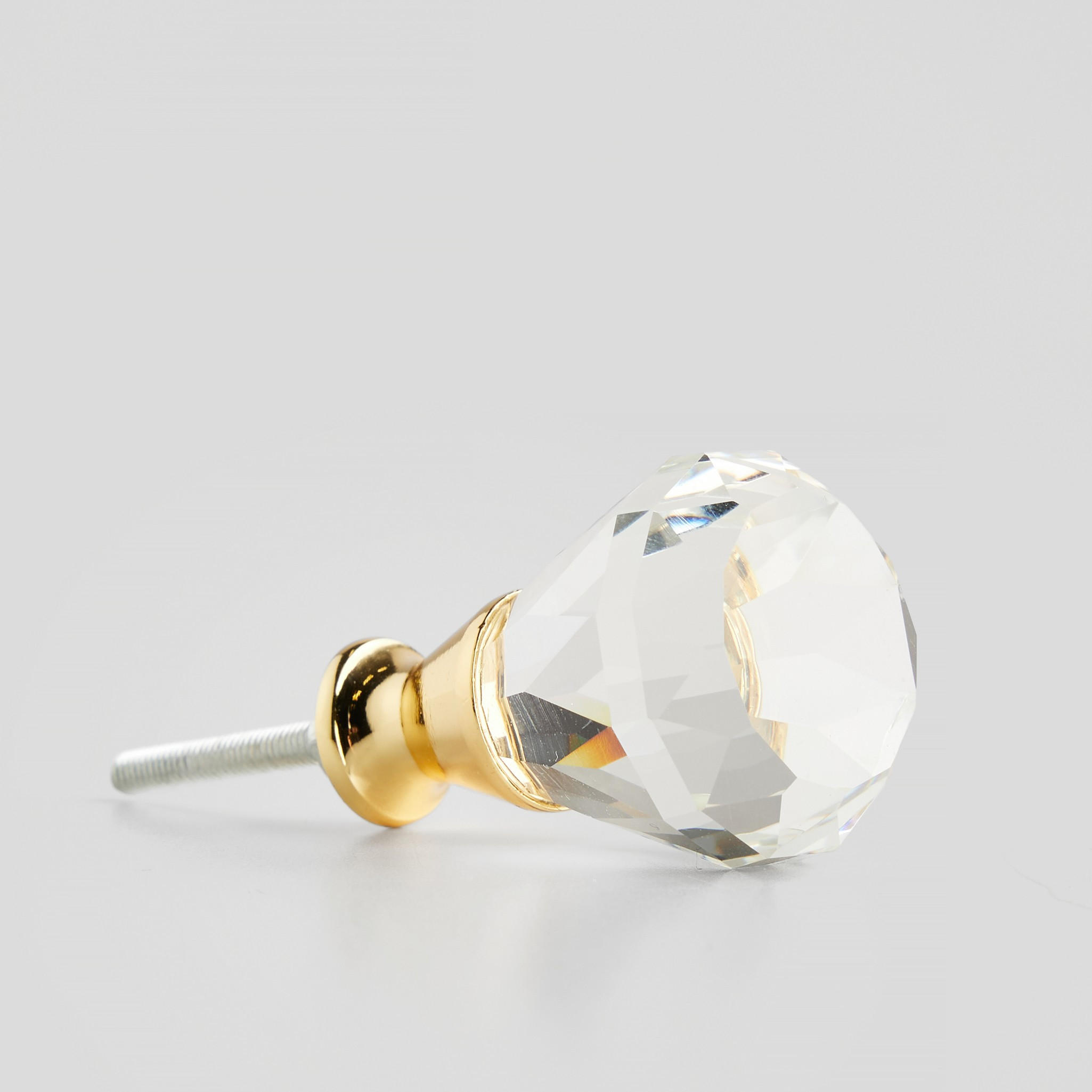 DREHKNOPF Sceptrio - Goldfarben, Glas (3/4/3cm) - home&you