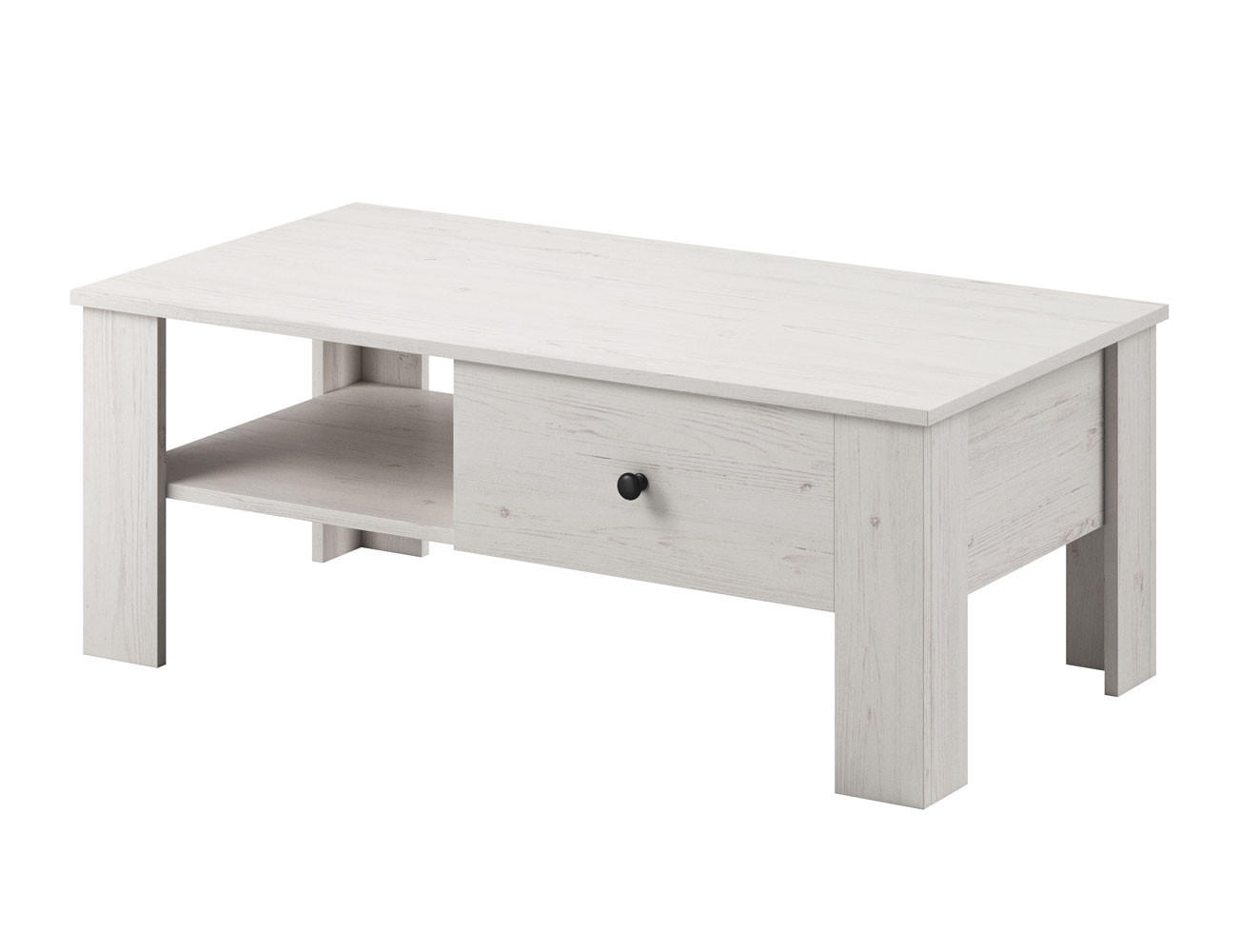 COUCHTISCH Rene Anderson Pinie 105 / 60 / 43cm - Pinienfarben, Holz/Holzwerkstoff (60/105/43cm) - Feldmann-Wohnen