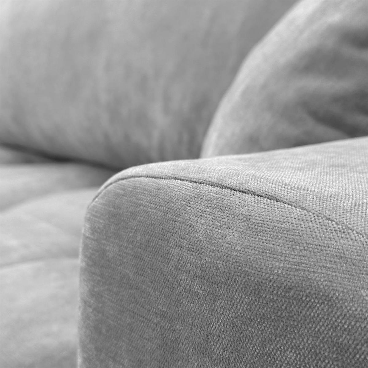ECKSOFA Gepolstertes CLOUD mit Schlaffunktion und Bettkasten, Wind 84 - Grau, Textil (277/143cm) - Lookway