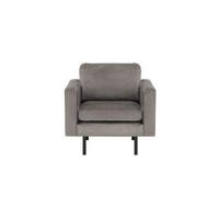 SESSEL Lioni-Kronos 15 - Graubraun, Holz/Textil (83/84/94cm)