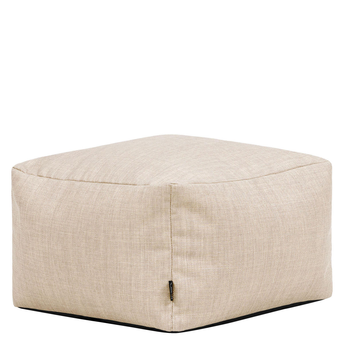 POUF Outdoor Amara - Beige, Textil (40/24/40cm) - icon