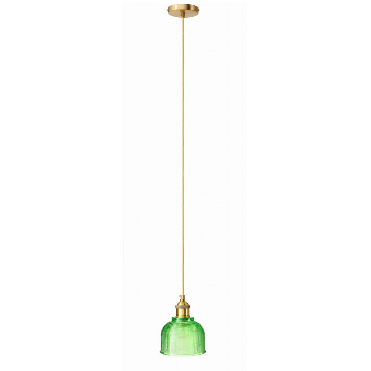 PENDELLEUCHTE Bell - Goldfarben/Kupferfarben, Glas/Metall (15/15/110cm) - kiki design