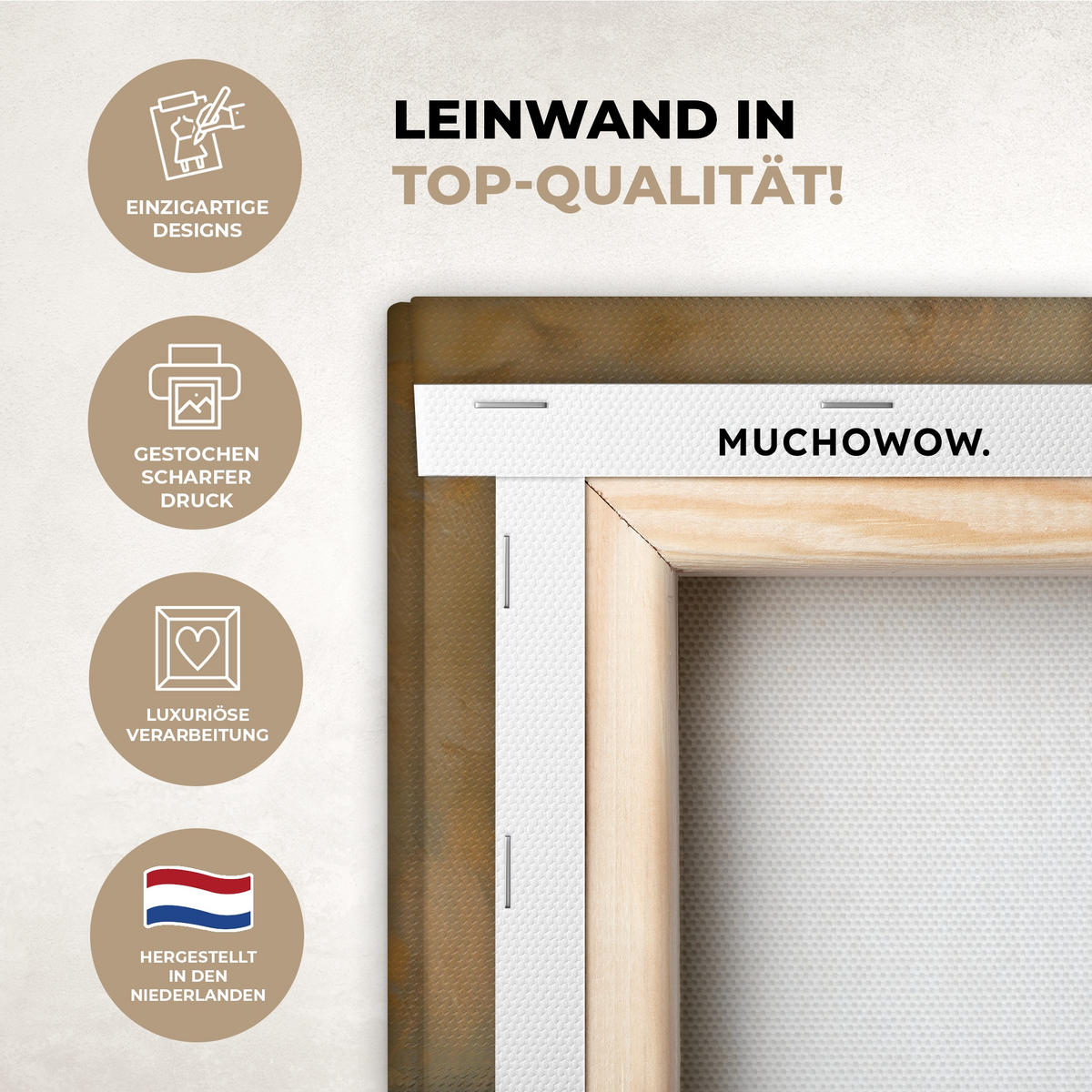 LEINWANDBILD Oliven - Stilleben - Vintage Wandbild Wohnzimmer 50x50 cm - Olivgrün, Textil (50/50cm) - MuchoWow