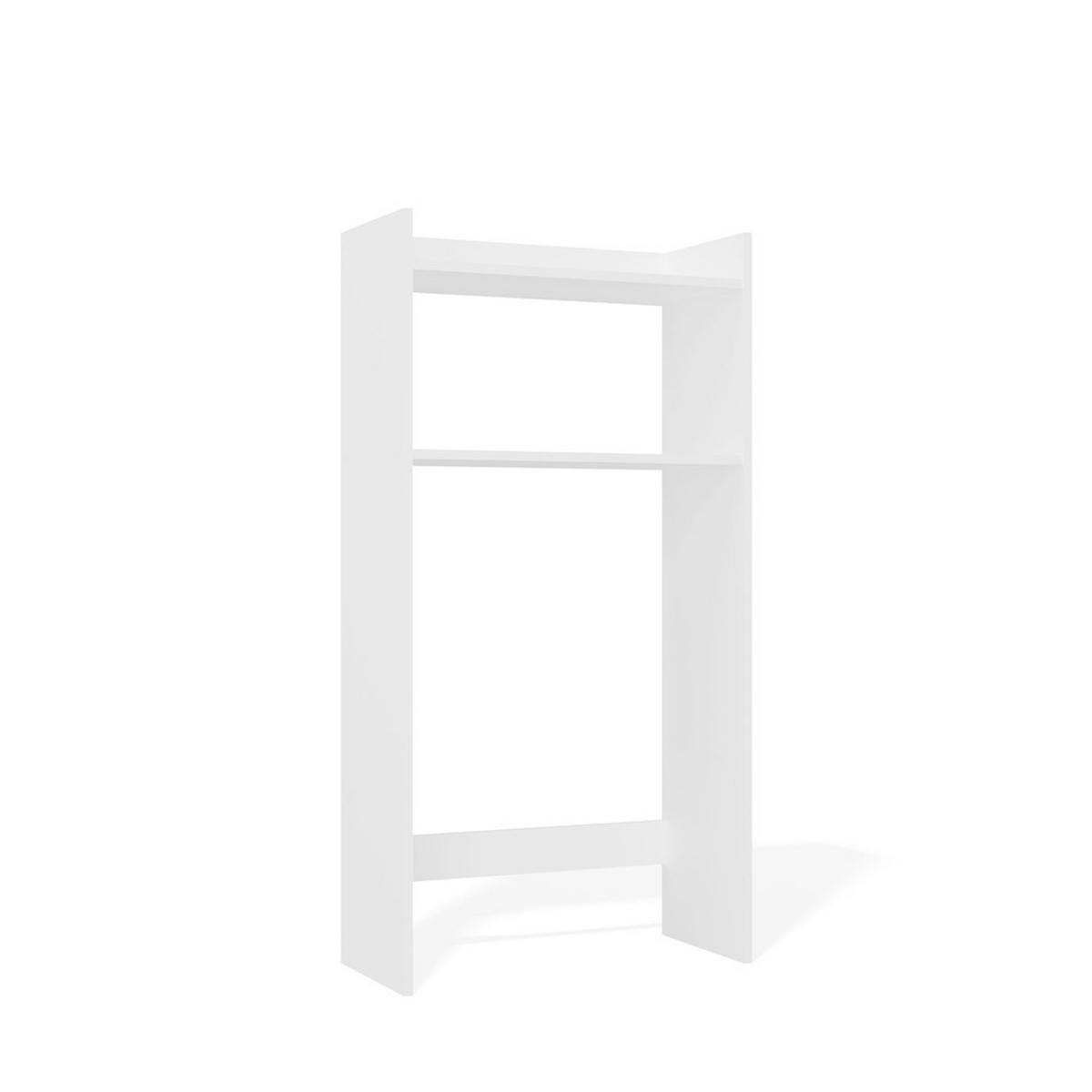 WASCHMASCHINENUMBAUSCHRANK C2 Weiß 64/124/30 - Weiß, Holzwerkstoff (64/124/30cm) - RAUMHIRSCH FURNITURE