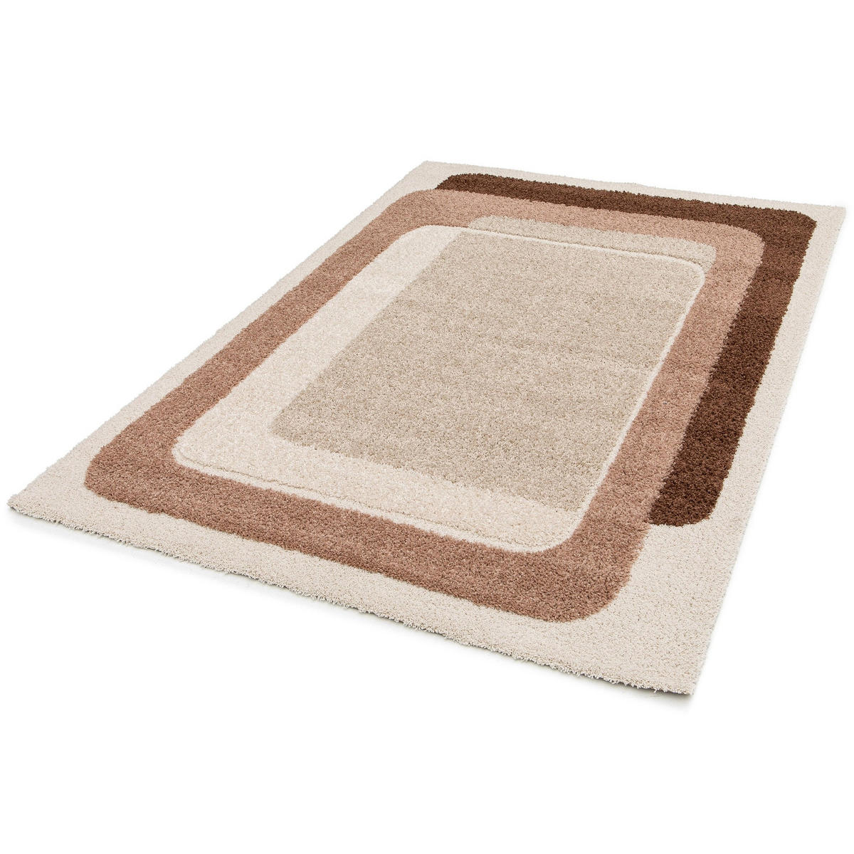 DESIGN-TEPPICH weich und dick bruin - Braun, Textil (120/170cm) - AFK Living
