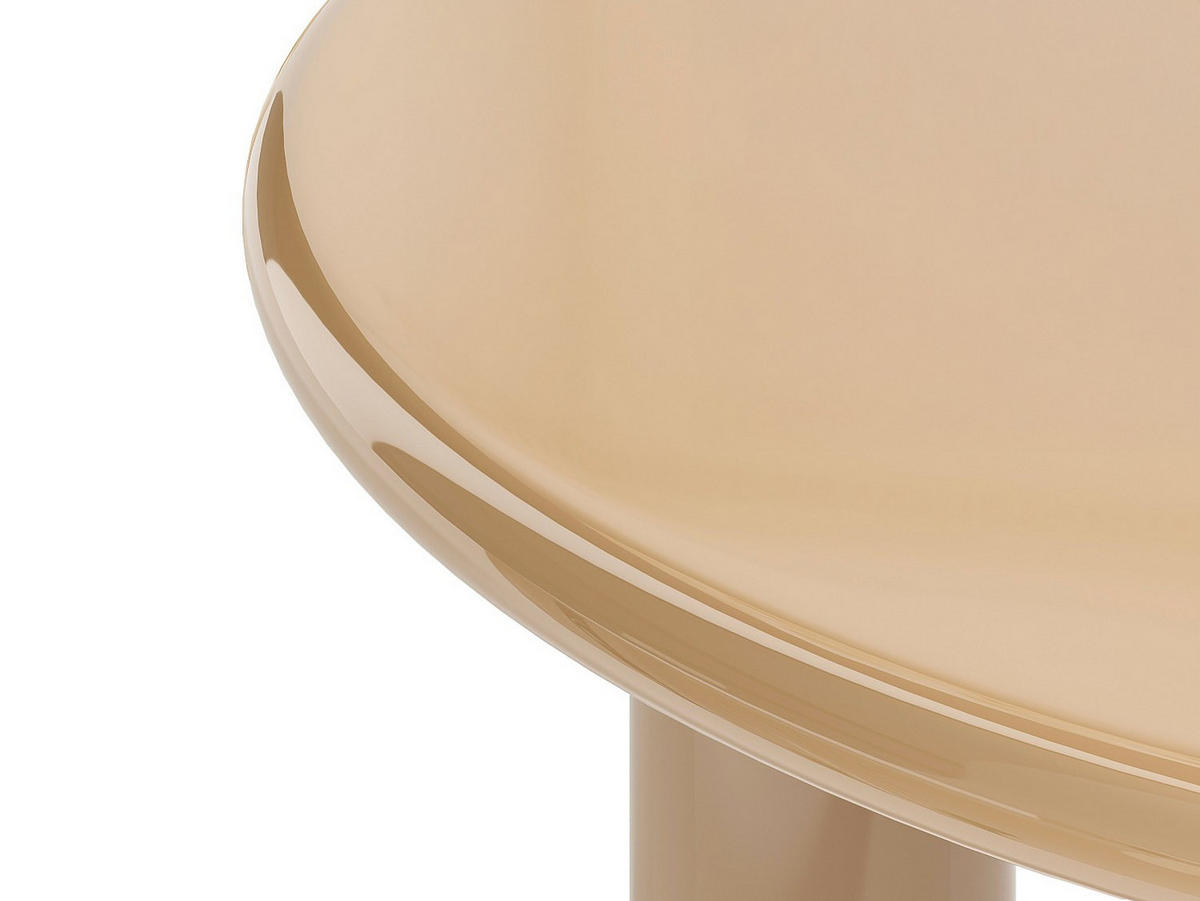 COUCHTTISCH nicht ausziehbar - 90cm x 90cm - MDF - beige - BENESA - Beige, Holz (90/90/40cm) - Vente-Unique