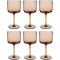WEINGLÄSER Like Glass Clay 270 ml 6er Set - Braun, Glas (0.27L) - like.Villeroy & Boch