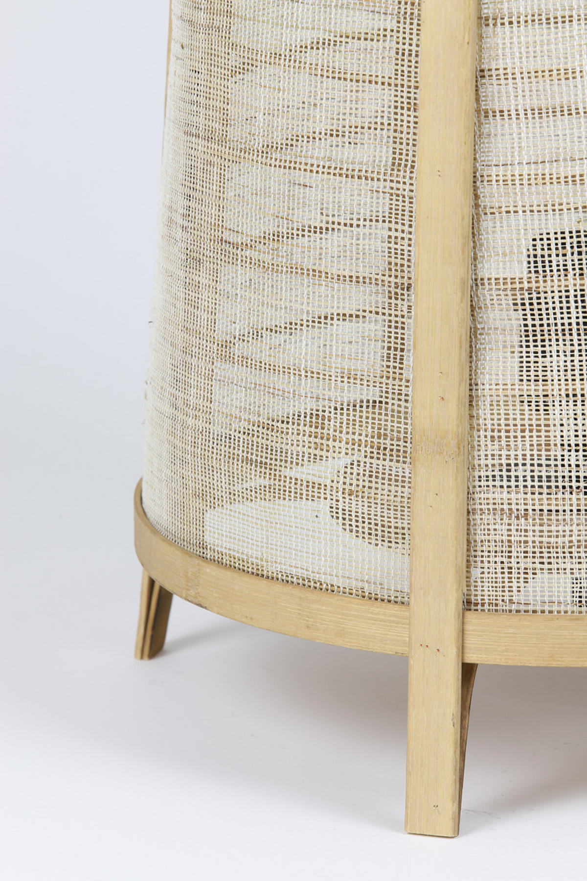 TISCHLAMPE Jacinto Braun Ø34/60 cm - Braun, Holz (34/34/60cm) - Light & Living