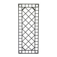 WAND -Dekor Como Stahl Schwarz 42x4x115cm - Schwarz, Metall (4/42/115cm) - DELUKE
