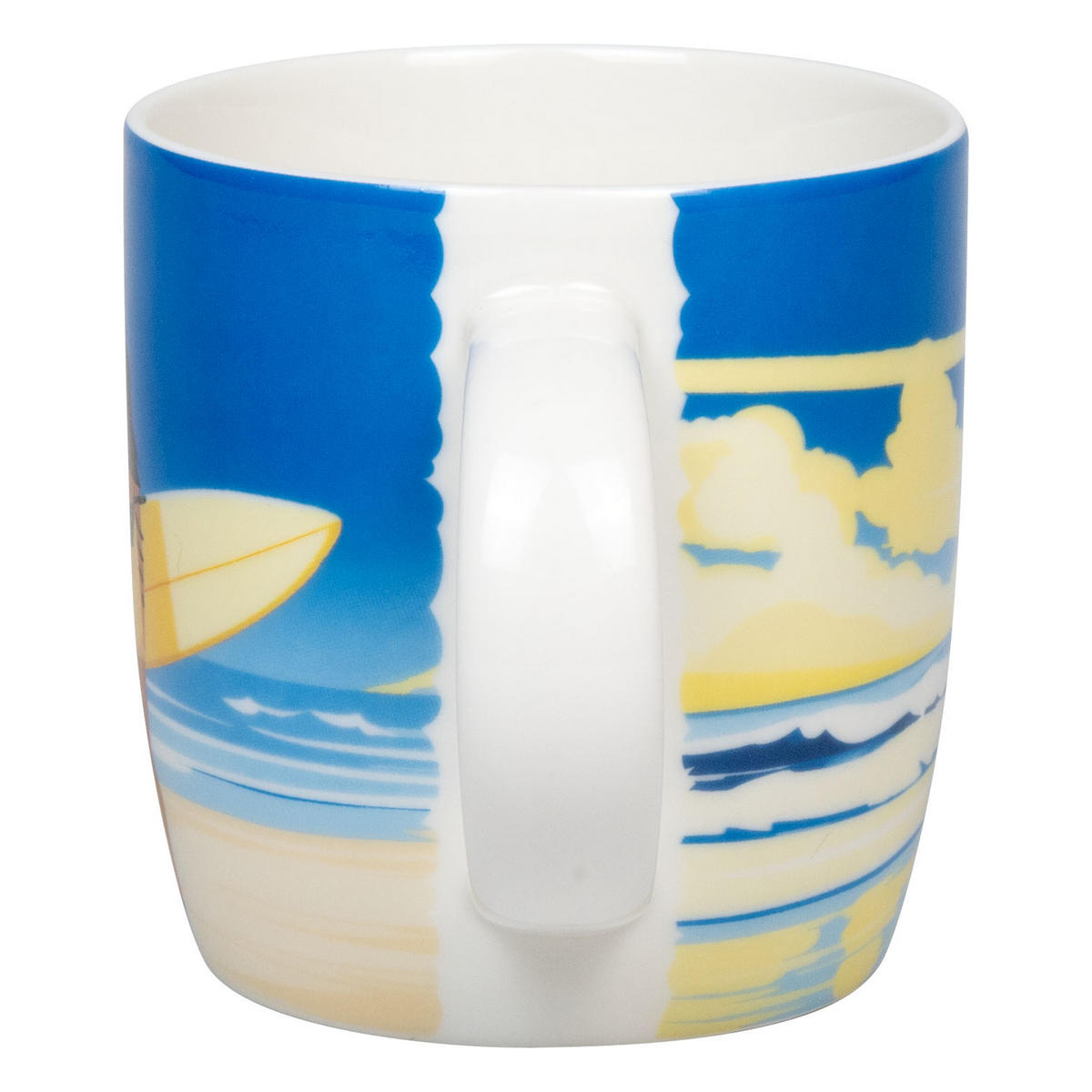 KAFFEEBECHER Vacation Surfing - Naturfarben, Keramik (0.4L) - Könitz