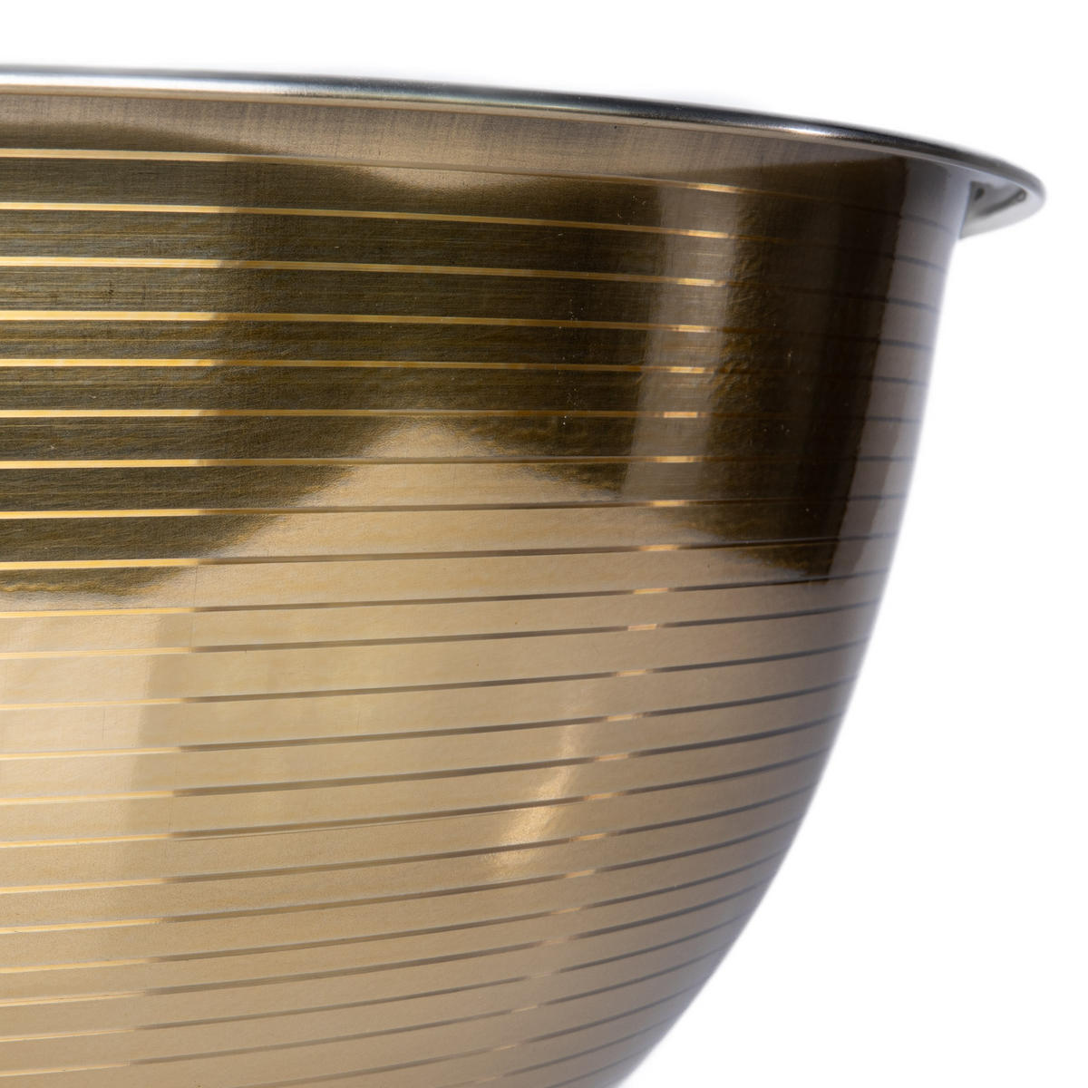 SCHALE aus Edelstahl 39,5/39,5/24 cm - Goldfarben, Metall (39.5/24cm) - Excellent Houseware