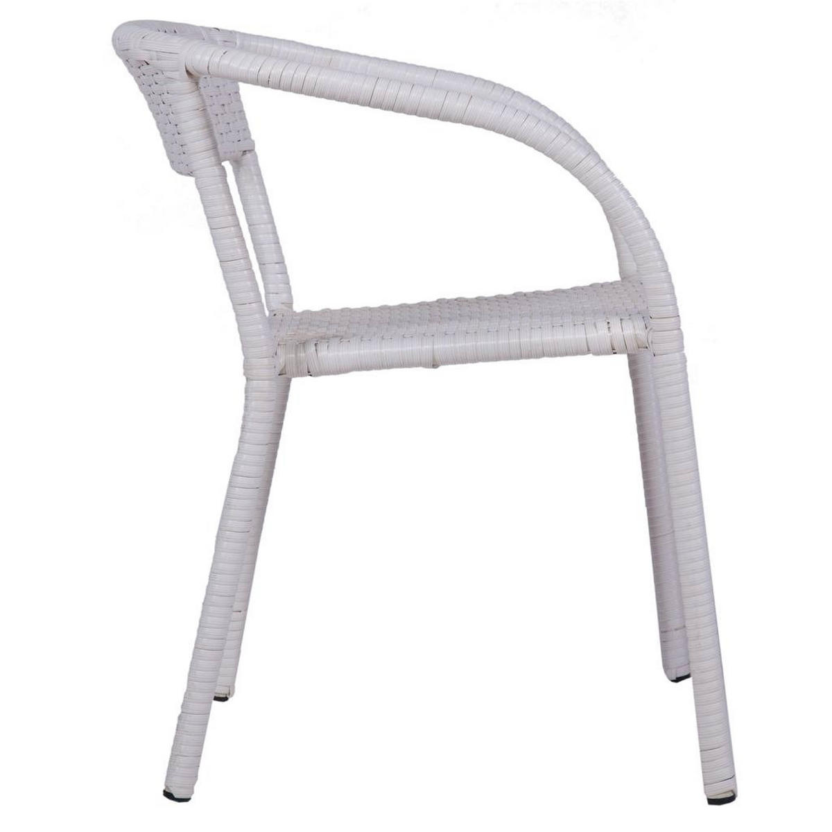 STUHL, weiß, 30x46x54cm - Weiß, Metall (30/54/46cm) - Wanderlust