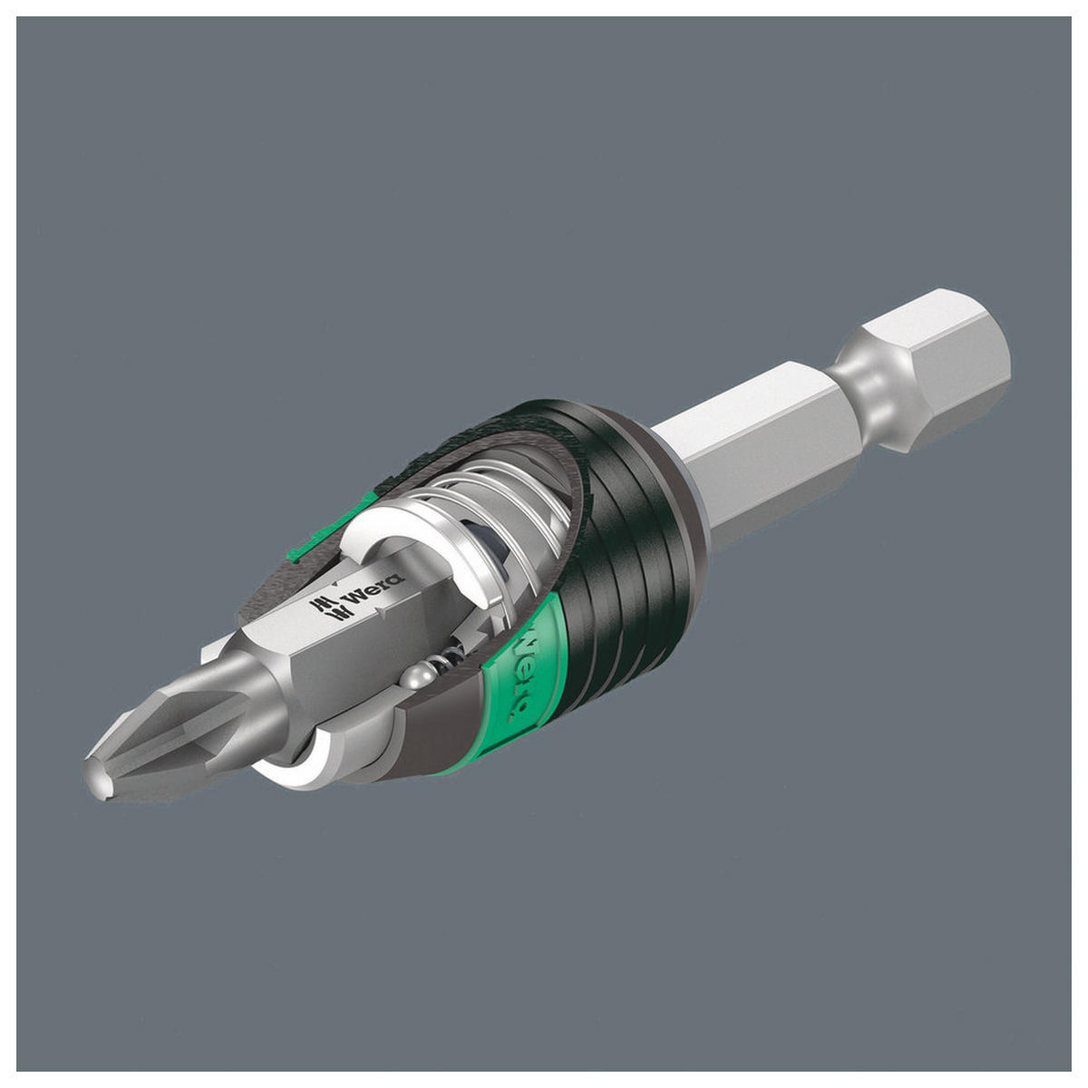 RAPIDAPTOR Universalhalter 889/4/1 K, kurze Ausführung, 50 mm - Multicolor, Kunststoff (50/15/15cm) - Wera