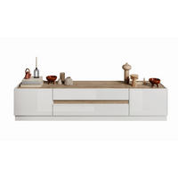 TV-MÖBEL mit 2 Türen und 2 Schubladen Utopia - L205 cm - Apfelbaumfarben, Holz/Holzwerkstoff (40/44/205cm) - Calicosy