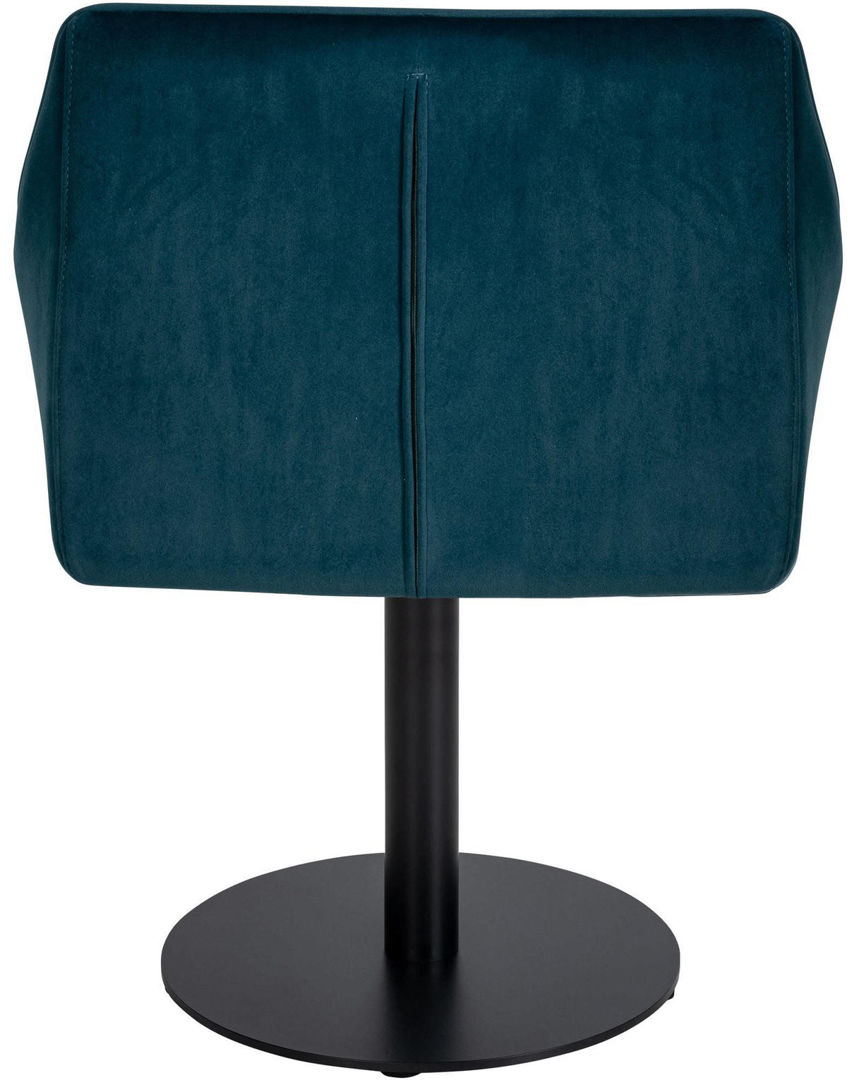SESSEL Samt Grün - Schwarz/Grün, Textil/Metall (64/75/48cm) - CLP