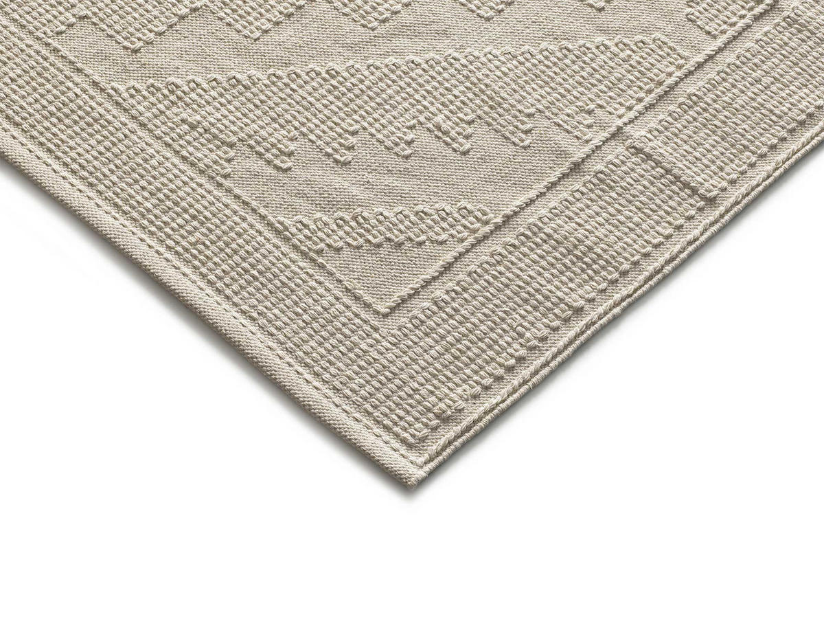 HANDWEBTEPPICH Handgefertigt Creme Pamuk 80/120 cm - Creme, Naturmaterialien (80/120cm) - Atticgo