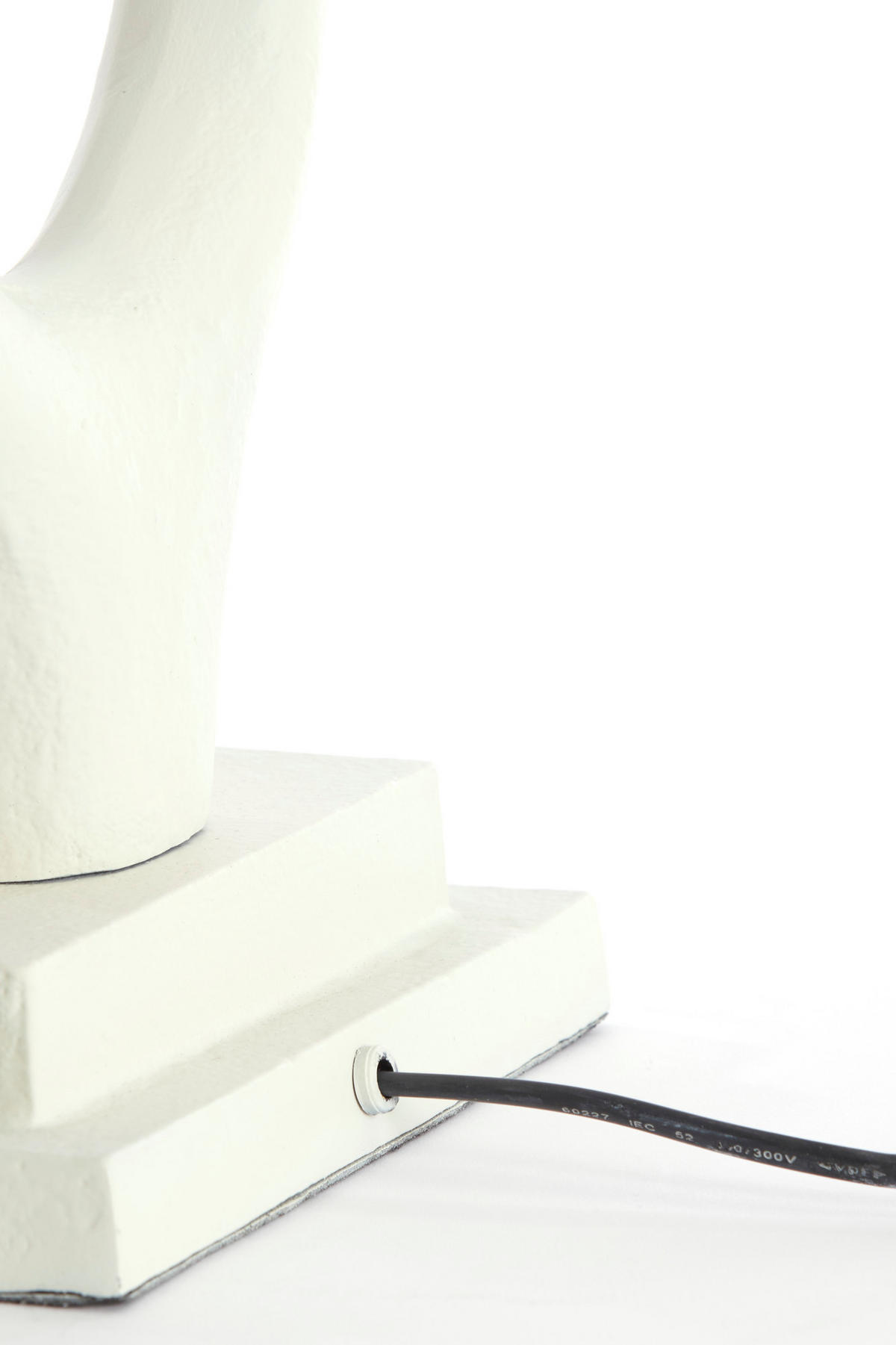 LAMPENFUSS Gavi Weiß Ø20/65 cm - Weiß, Metall (20/11/65cm) - Light & Living