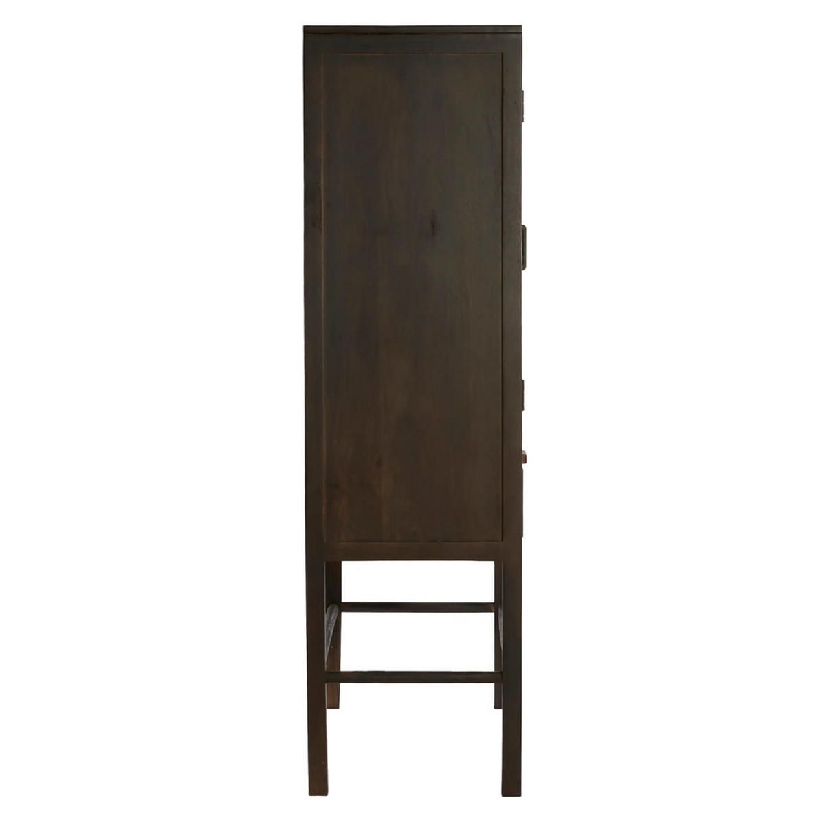 HIGHBOARD NIPOS 90x45x160 cm, Mangoholz, Braun - Braun, Holz (90/160/45cm) - Light & Living