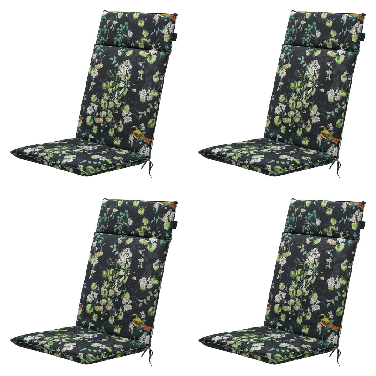 GARTENSTUHLKISSEN Sadie 120/50 cm 4er-Set - Multicolor, Textil (50/8/120cm) - Madison