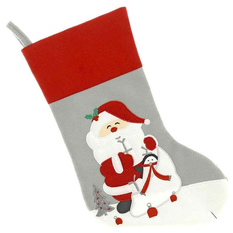 UNIQUE Living - Weihnachtsstrumpf Denne - - Mehrfarbig - Multicolor, Textil (42cm) - Unique Living