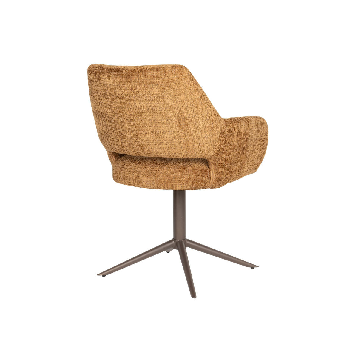 ESSZIMMERSTÜHLE Merel Armleuning Okergeel - 2 er Set - Braun, Kunststoff (60/85/62cm) - Housecraft Living