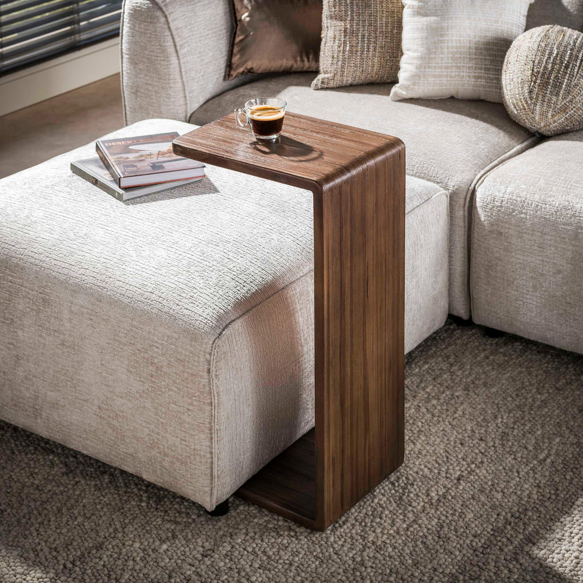BEISTELLTISCH Maya Braun 30/40/76 cm - Braun, Holz (30/40/76cm) - Hoyz Collection