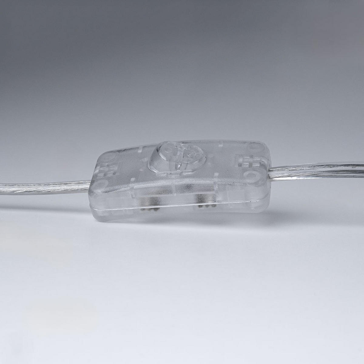 TISCHLEUCHTE Holz Grau Textil - Grau, Holz (40/15/50cm)