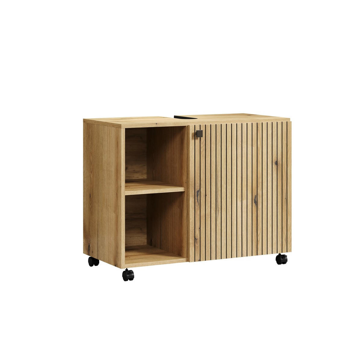 WASCHBECKENUNTERSCHRANK PureBliss Eiche Dekor - Eichefarben, Holzwerkstoff (80/64/42cm) - Trendteam