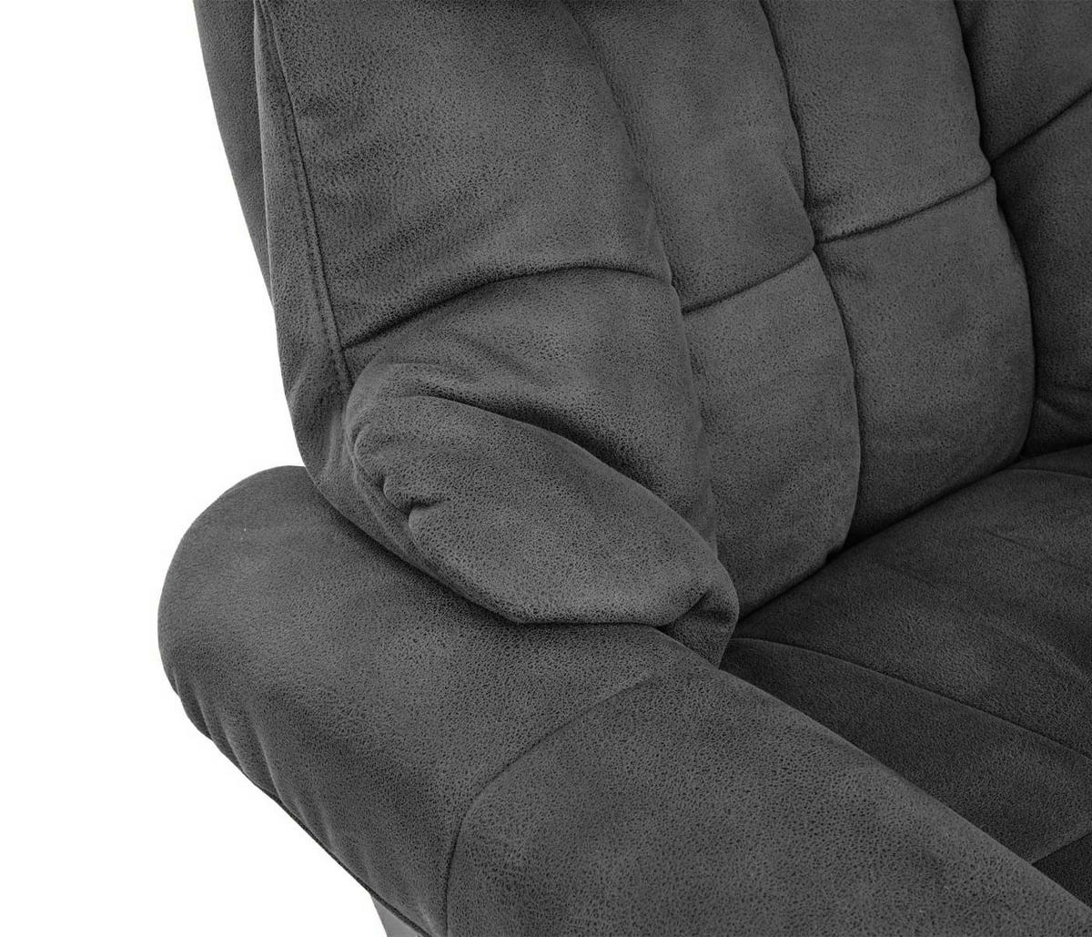 RELAXSESSEL 2 Anthrazit - Anthrazit, Textil (90/105/82cm) - MCA