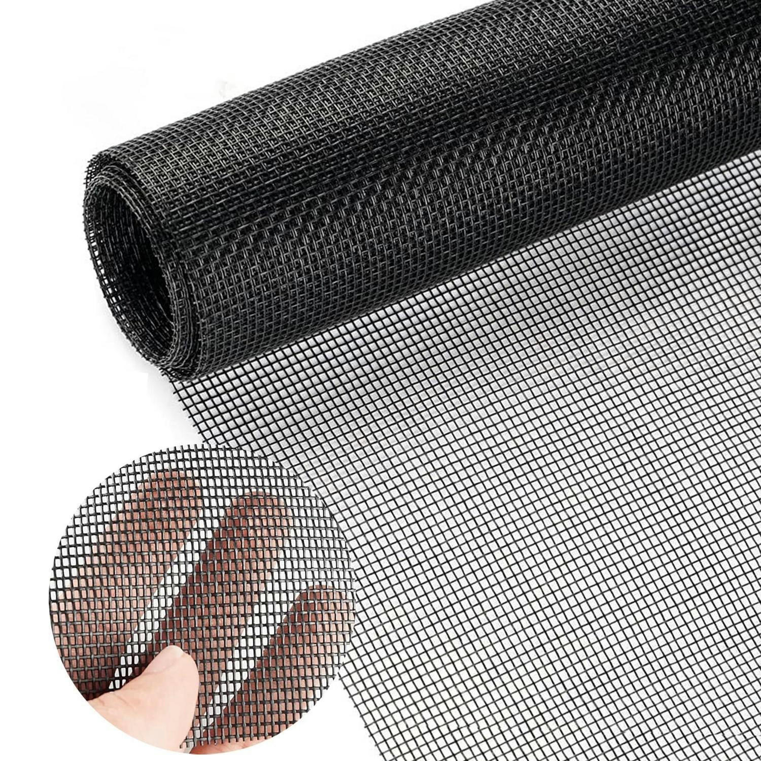 FLIEGENGITTER Meterware 120 x 250 cm Schwarz Fiberglas - Schwarz, Kunststoff (22/2.3/32cm)